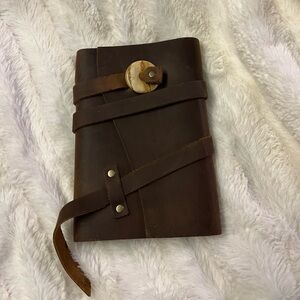 Portland, leather wrap journal